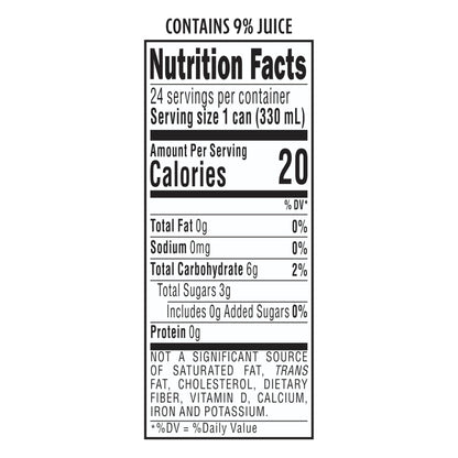 Sanpellegrino Zero Grams Added Sugar Italian Sparkling Drinks, Sparkling Peach Clementine Beverage, 11.15 Fl Oz (Pack of 24)