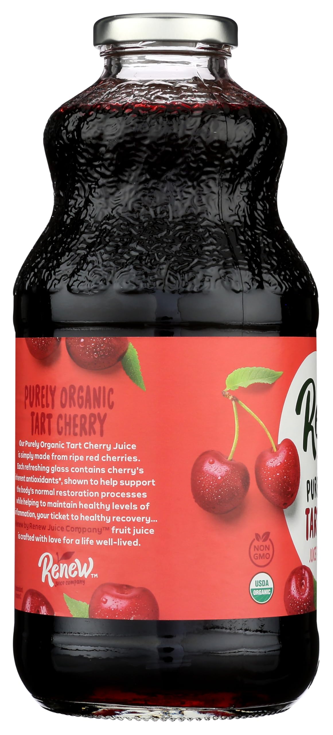 Renew Juice Company, Organic Tart Cherry Juice, 32 Fl Oz