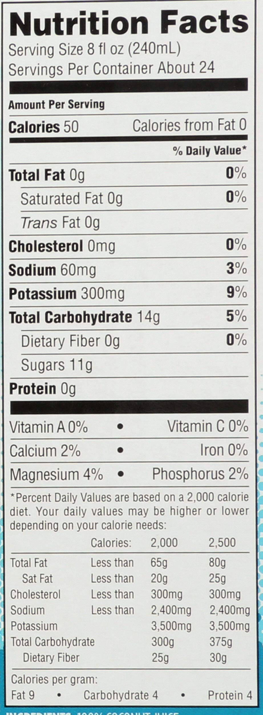 365 by Whole Foods Market, Coconut Water, 17.6 oz, (Pack Of 12)