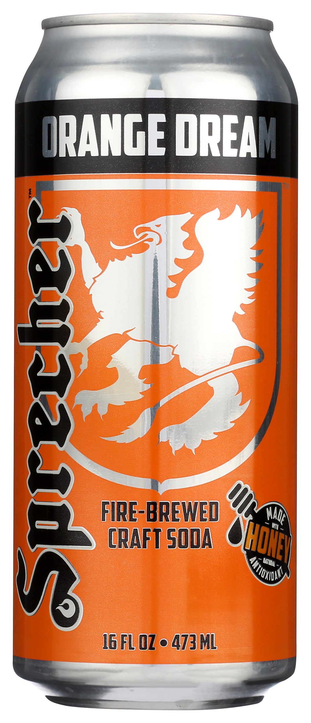 Sprecher Orange Dream Soda, Kosher, Gluten Free, 16 Fluid Ounce (Pack of 12)