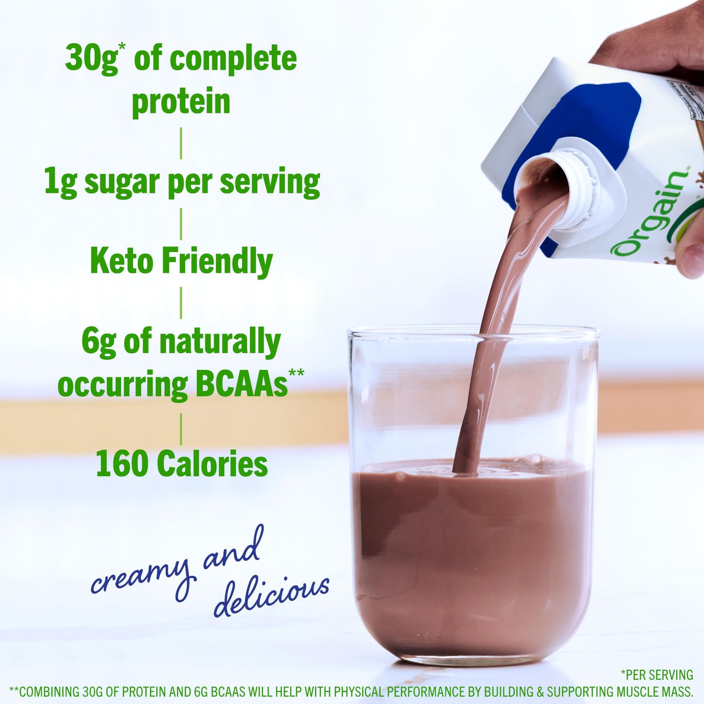 Orgain 30g High Protein Ready To Drink Shake, Chocolate Fudge, 11 Fl Oz (Pack of 12) + Orgain Organic 30g Vegan Protein Powder, Vanilla 2.01 lb (Packaging May Vary) Bundle