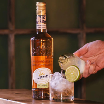 Giffard Depuis 1885 Ginger and Grapefruit Alcohol-Free Liqueur 6 Pack - Made in France, 700ml Bottles, Perfect for Spritzers, Mixed Drinks