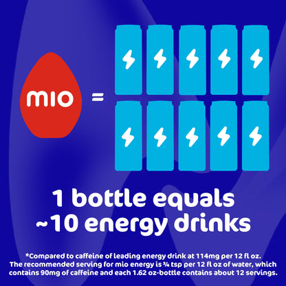 mio Energy Black Cherry Flavored with Other Natural Flavor Liquid Water Enhancer, 1.62 fl oz Bottle