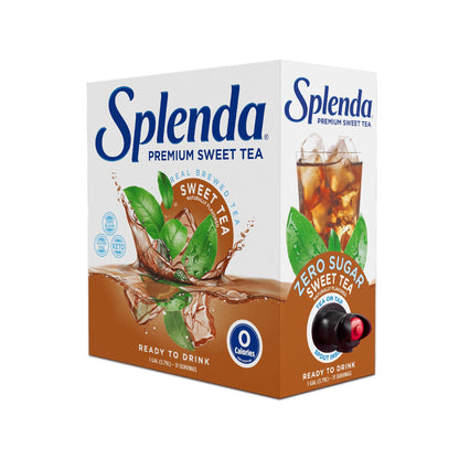 SPLENDA Premium Sweet Tea On Tap, 1 Gallon Bag In Box Ready to Drink Liquid, Sweet Tea, 128 Fl Oz