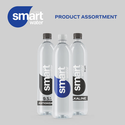 Smartwater Packaged Drinking Water, 33.8 Fl Oz (pack of 6)