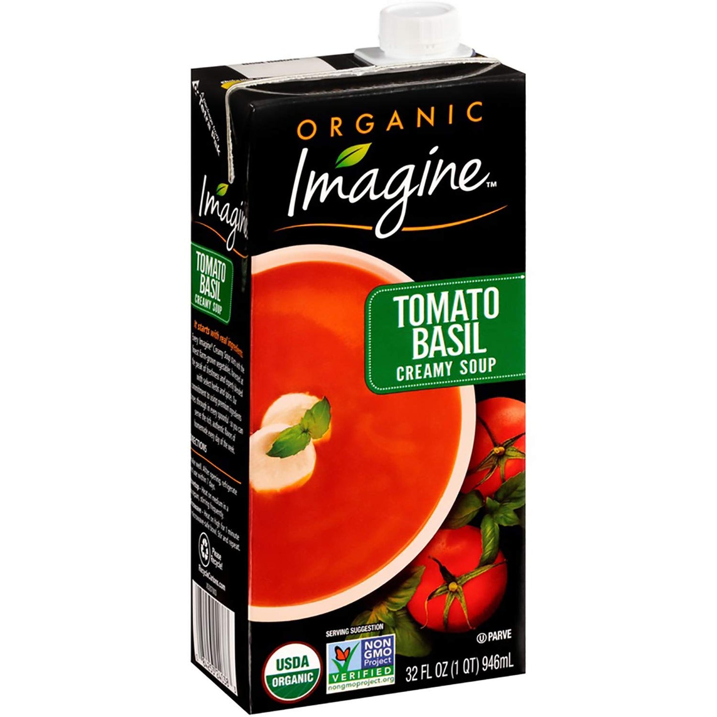 Imagine Organic Creamy Soup, Tomato Basil, 32 oz. (Pack of 2)