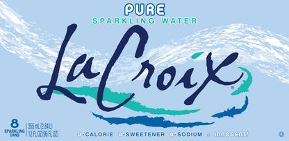 LaCroix Sparkling Water, Pure, 12 Fl Oz (pack of 8)