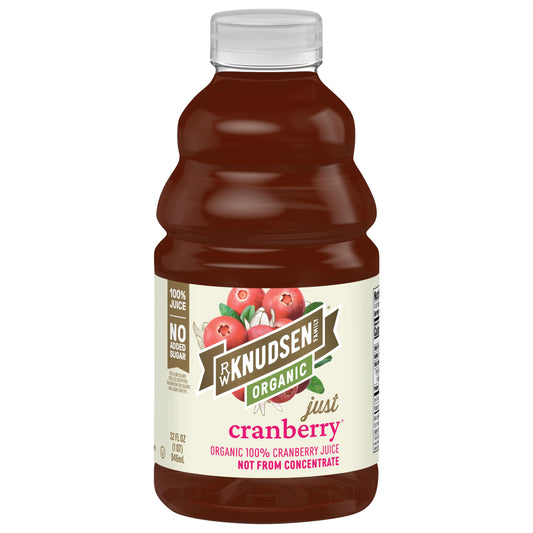 R.W. Knudsen Organic Just Cranberry Juice, 32 fl oz (Pack of 1)