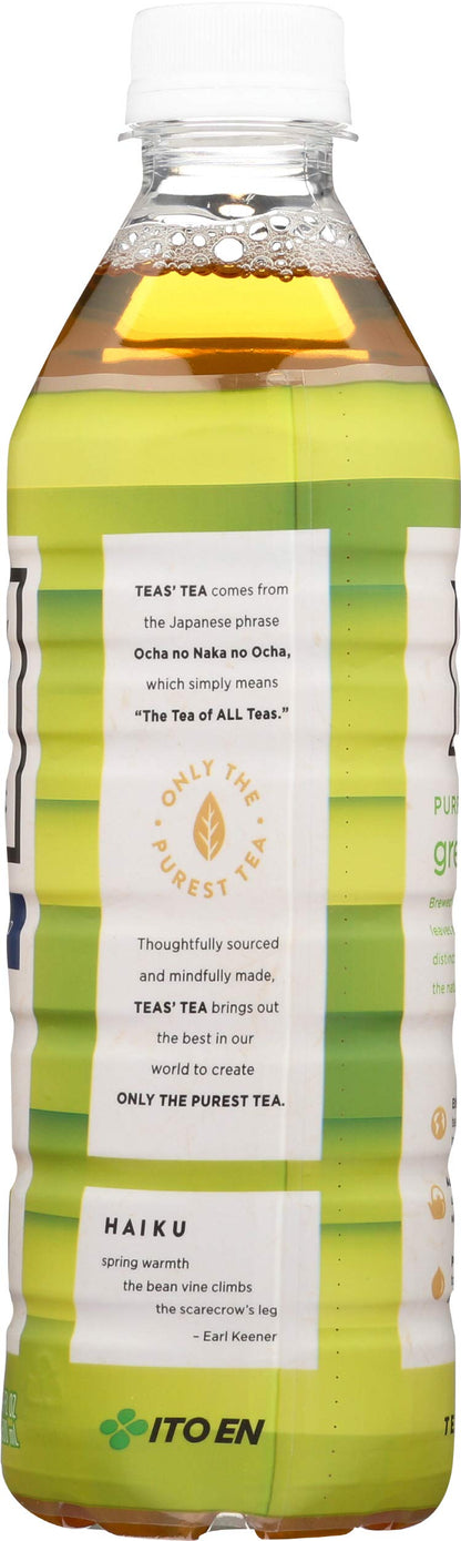 Teas' Tea, Tea Pure Green Organic, 16.9 Fl Oz
