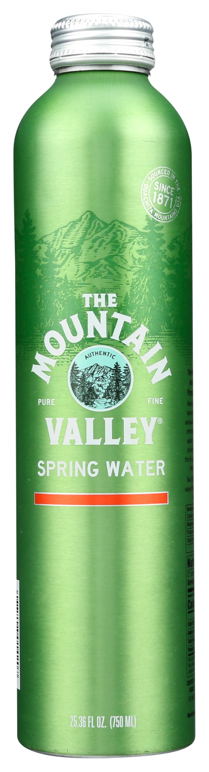 MOUNTAIN VALLEY WATER Spring Water, 25.36 FZ