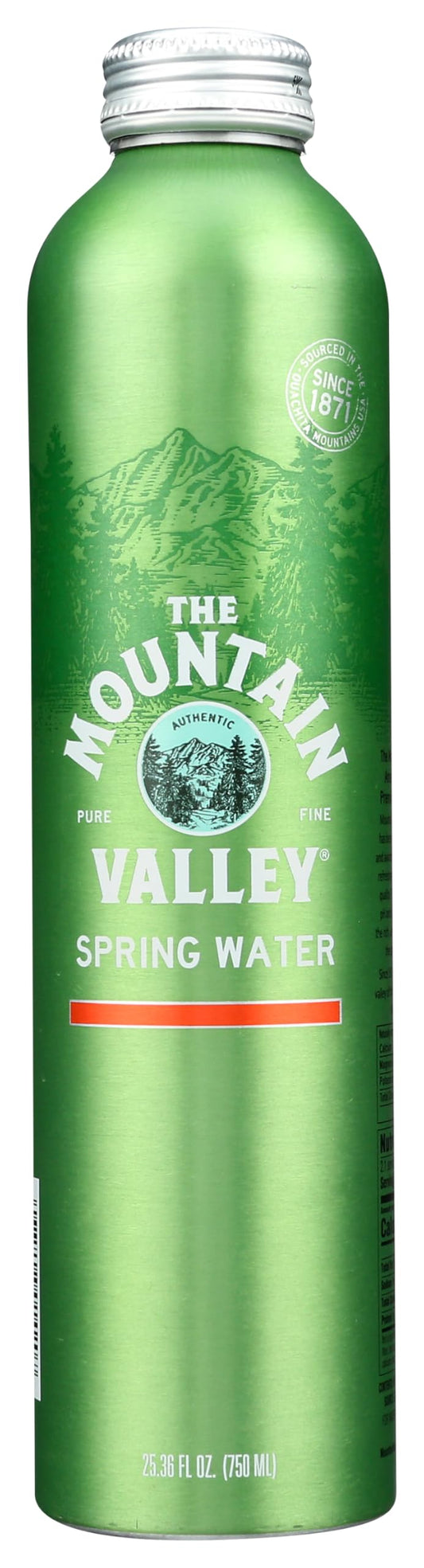 MOUNTAIN VALLEY WATER Spring Water, 25.36 FZ