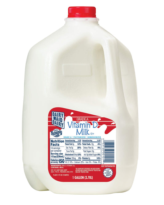 Dairy Maid Dairy Whole Milk, 128 Fl Oz
