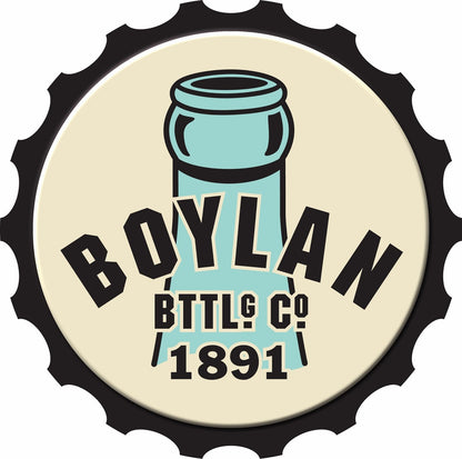 Boylan Soda, Orange, 12 fl oz (24 Glass Bottles)