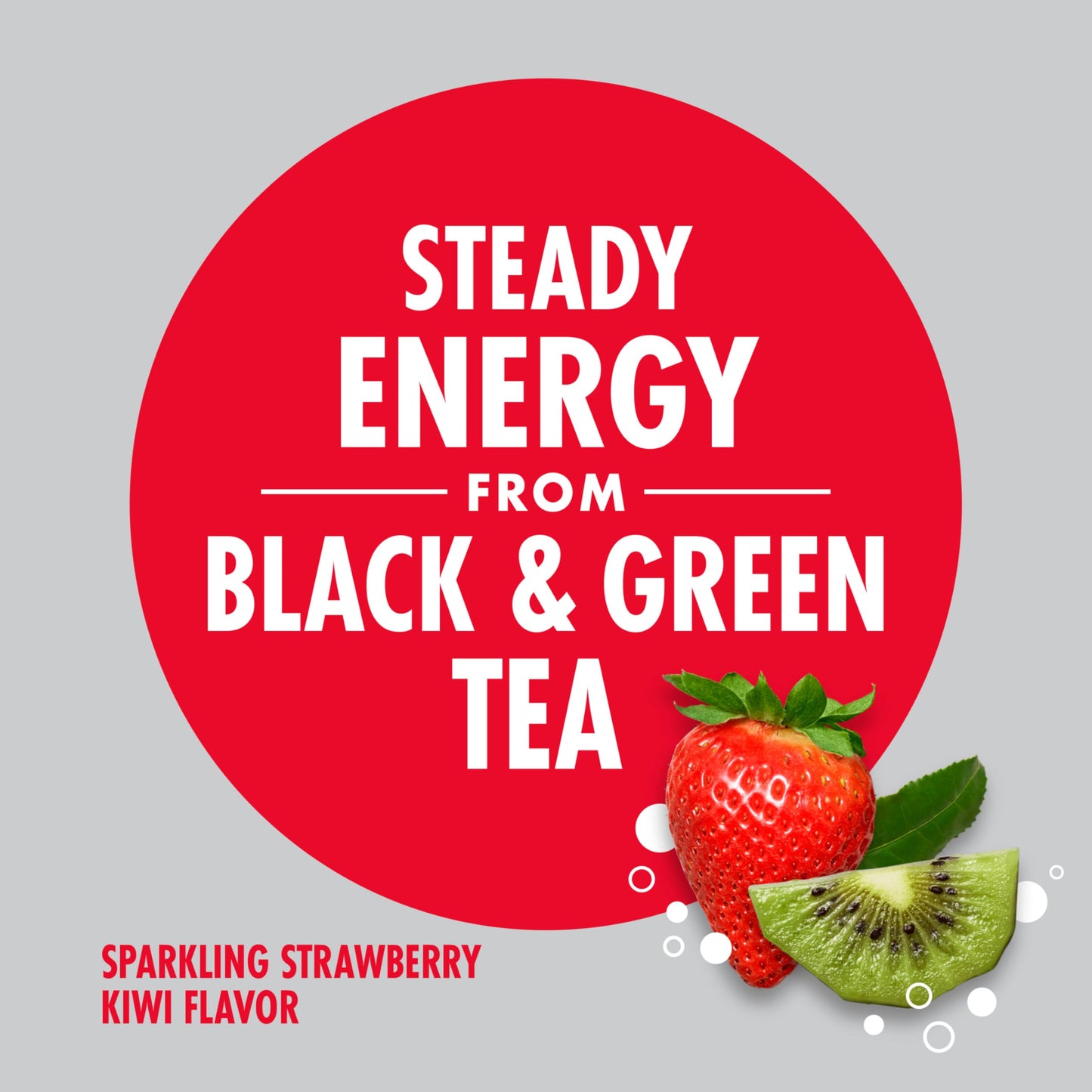 V8 +Energy Strawberry Kiwi Can | Sparkling | Juice Energy Drink | 11.5 fl oz | Pack of 16