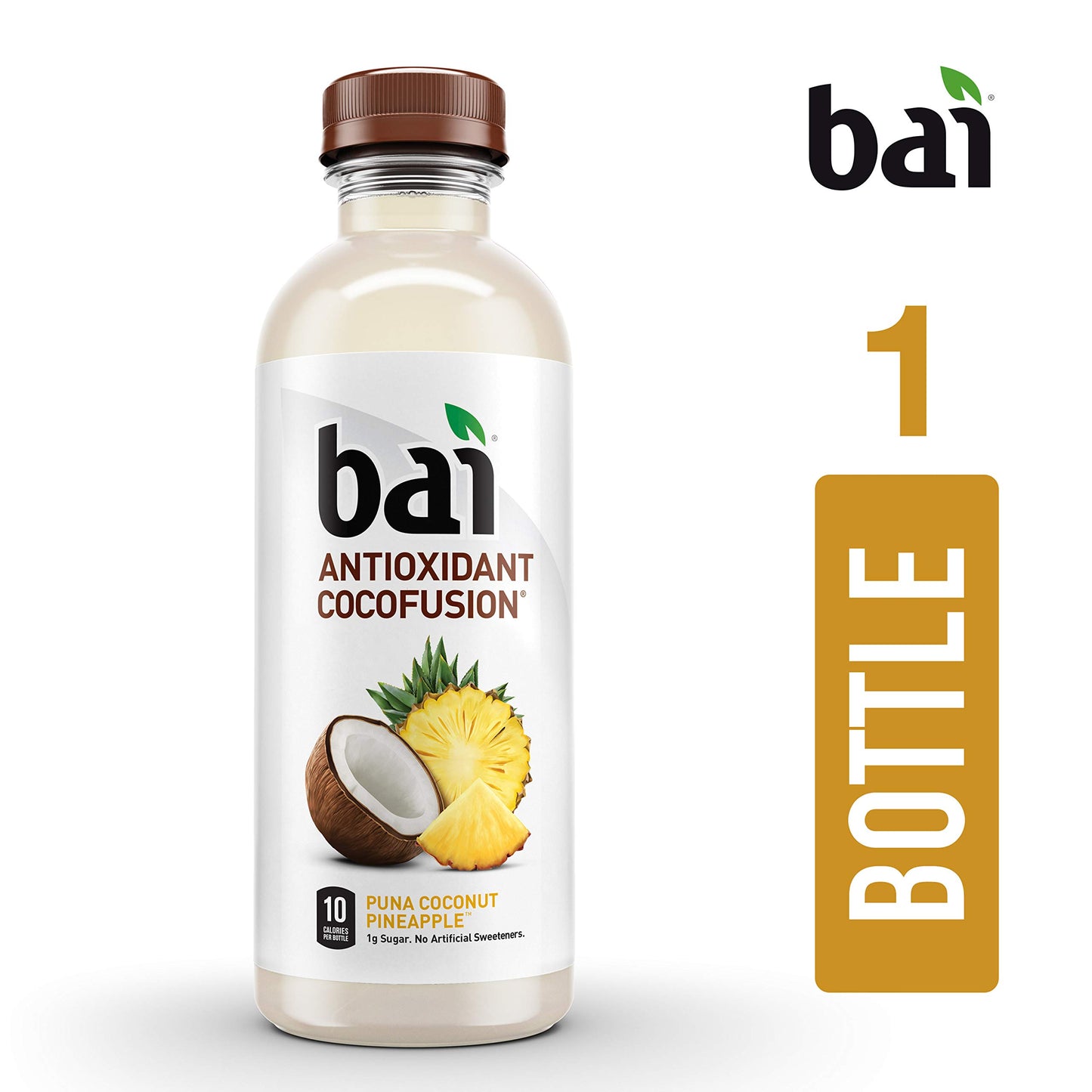 Bai Cocofusions Puna Coconut Pineapple, Antioxidant Infused Beverage, 18 Fl Oz