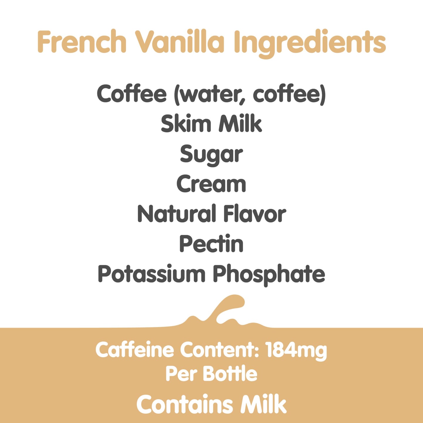 Dunkin' French Vanilla Iced Coffee Bottles, 13.7 fl oz, 12 Pack