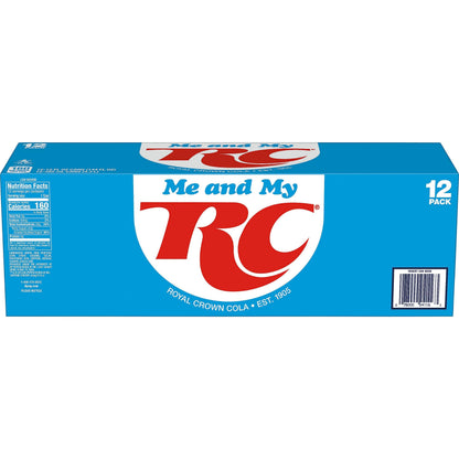 RC Cola Soda, 12 fl. oz. Cans, 12 Pack (Pack of 2)