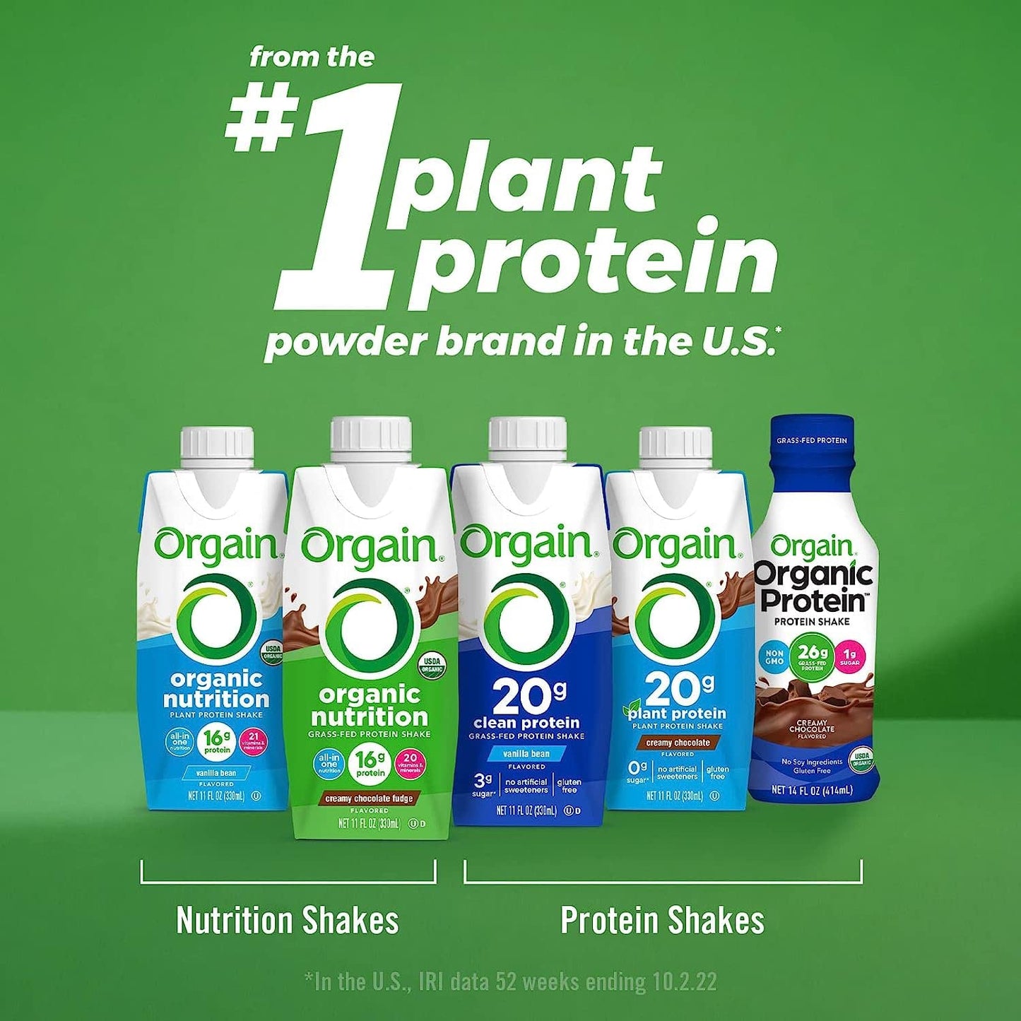 Orgain Organic Kids Protein Nutritional Shake, Chocolate + Vanilla, 8.25 Fl Oz (Pack of 4)