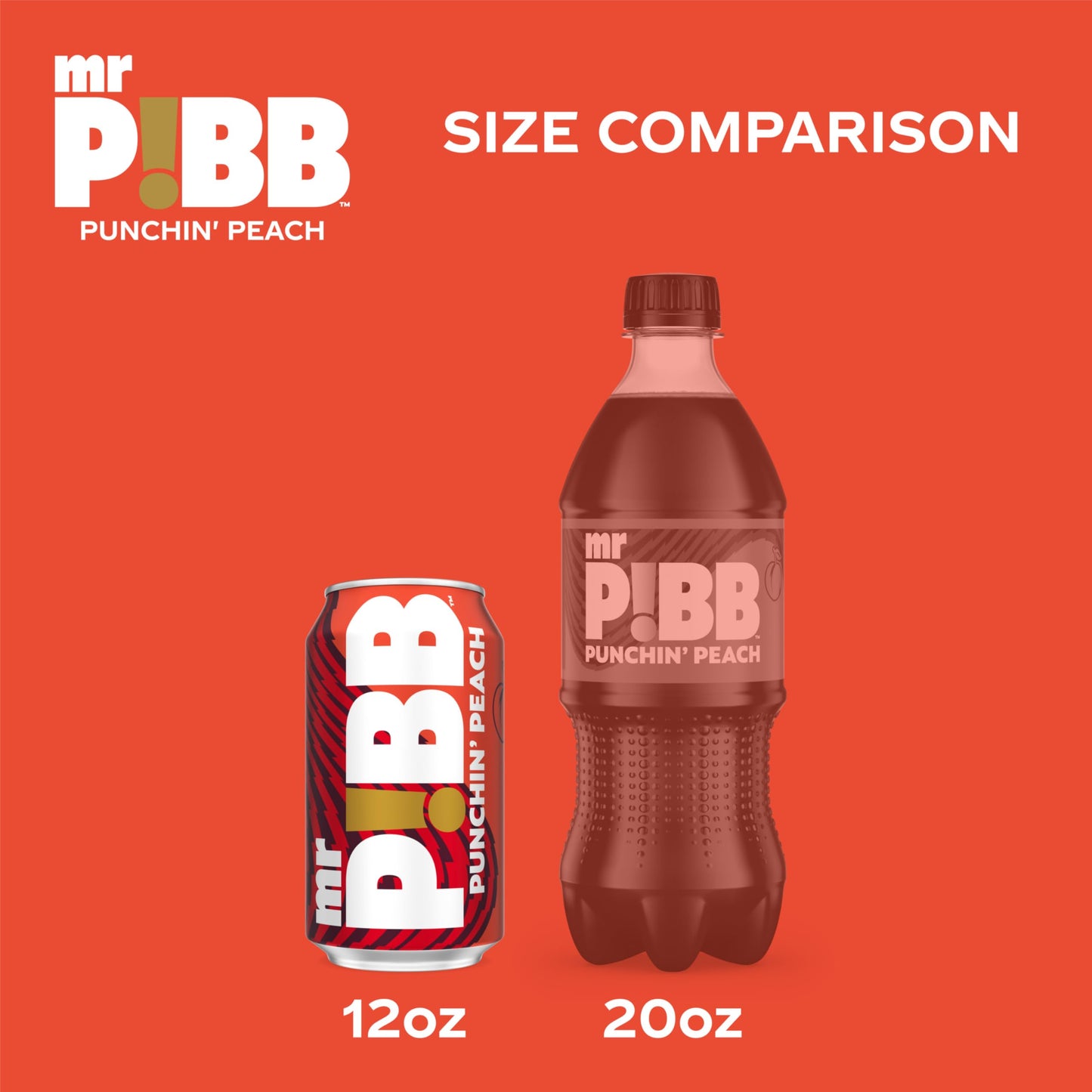 Mr Pibb Punchin' Peach 12oz 12pk
