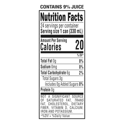Sanpellegrino Zero Grams Added Sugar Italian Sparkling Drinks, Sparkling Peach Clementine Beverage, 11.15 Fl Oz (Pack of 24)