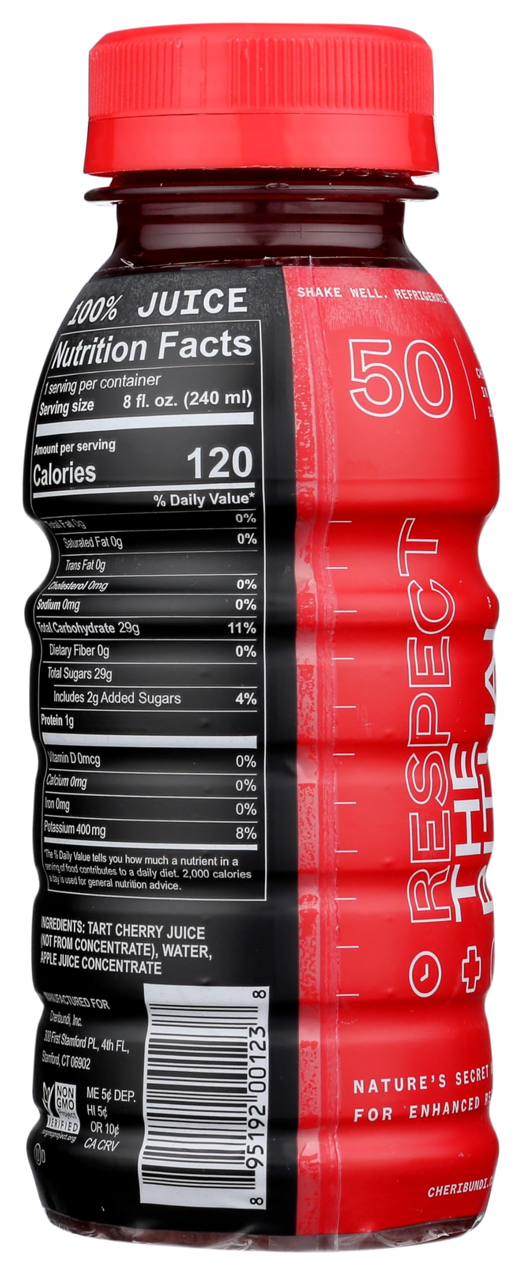 Cheribundi Energy Drink, Cherry Juice, 8 Ounce (Pack of 12)