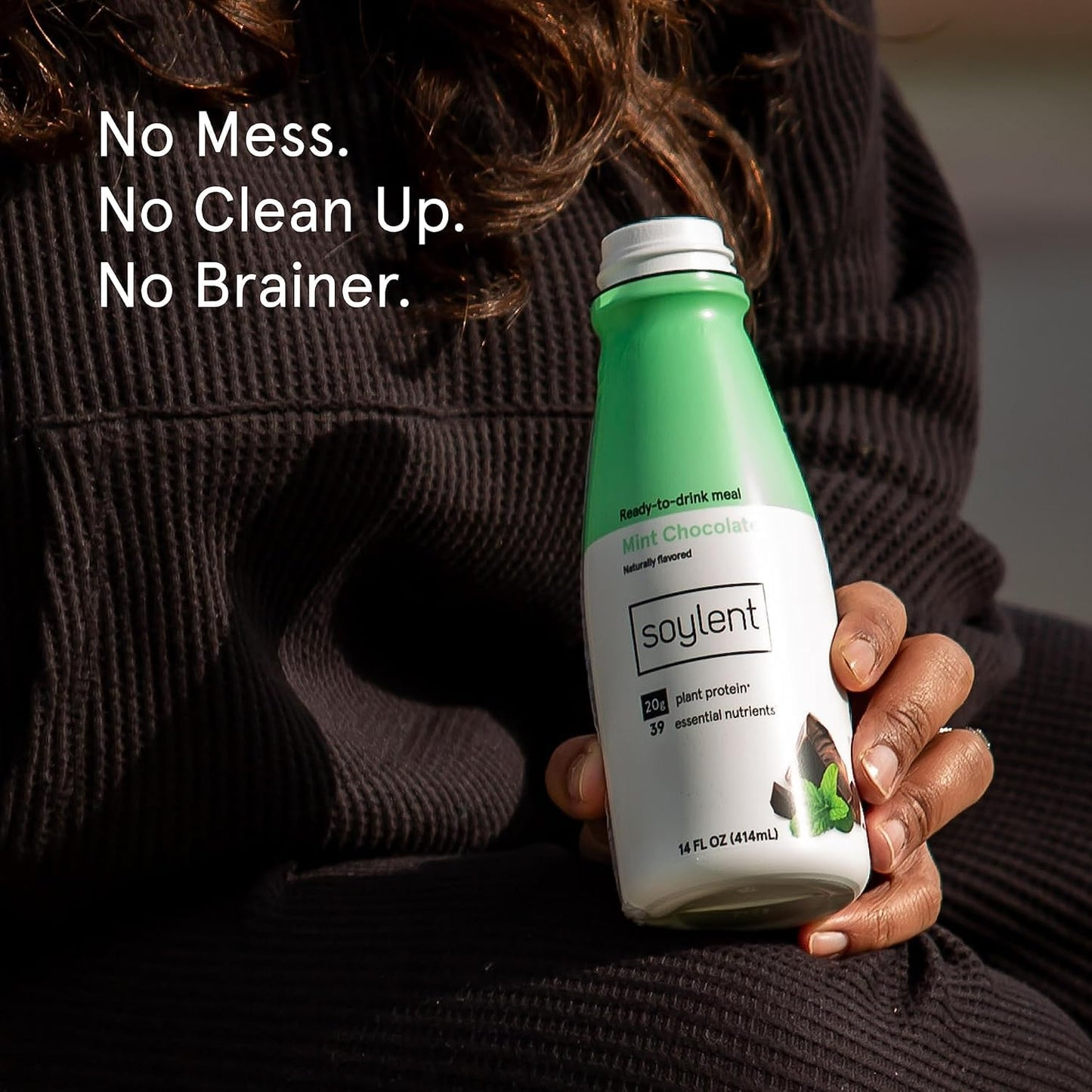 Soylent Meal Replacement Shake Bundle - Mint Chocolate & Banana - Two 12 Packs of 14oz Bottles
