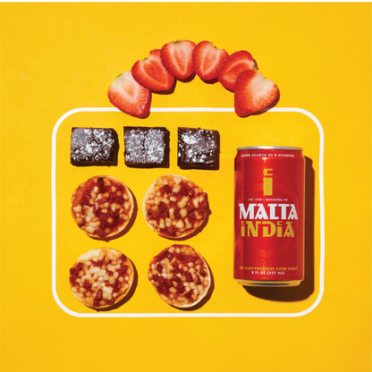 Malta India - Malt Beverage Non Alcoholic Original from Puerto Rico, 8 Ounce (Pack of 6) - Packaging may vary