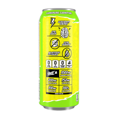 GHOST Energy Drink - Single Can, Citrus 16oz - Energy & Focus & No Artificial Colors - 200mg Natural Caffeine, L-Carnitine & Taurine - Gluten-Free & Vegan