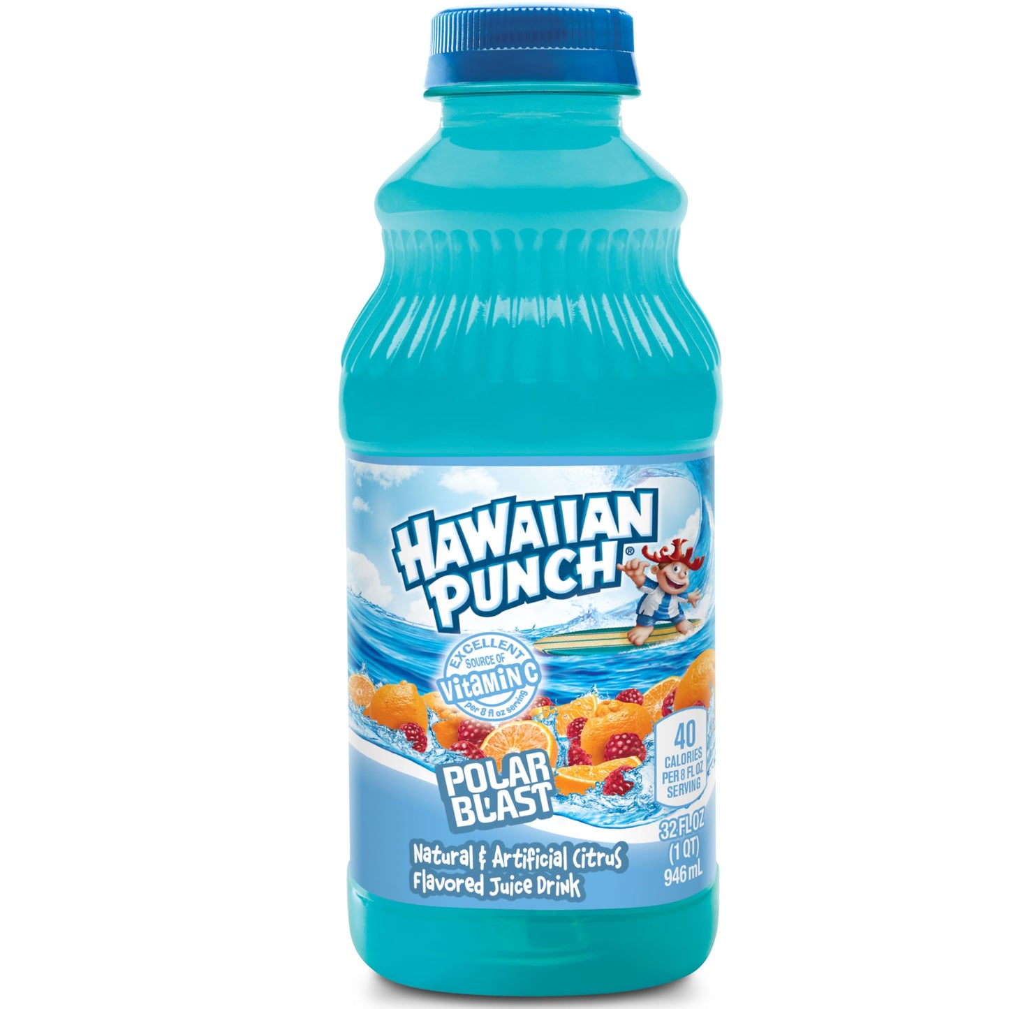 Hawaiian Punch Hawaiian Punch Polar Blast 32oz Bottle, 12 Pack