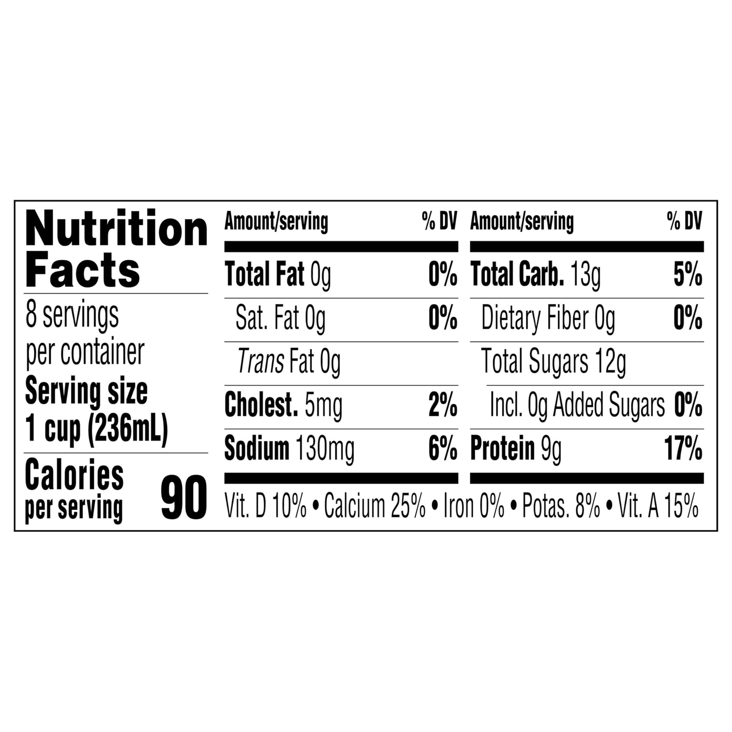 Happy Belly Amazon Brand Fat Free Skim Milk Half Gallon 64 Ounce