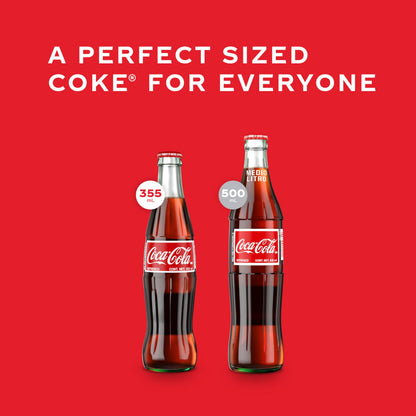 Mexican Coke Glass Bottles, 12 fl oz, 4 pack