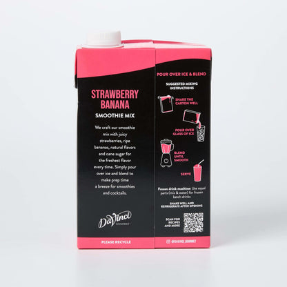 DaVinci Gourmet Strawberry Banana Smoothie, 48 Fluid Ounces (Pack of 1)