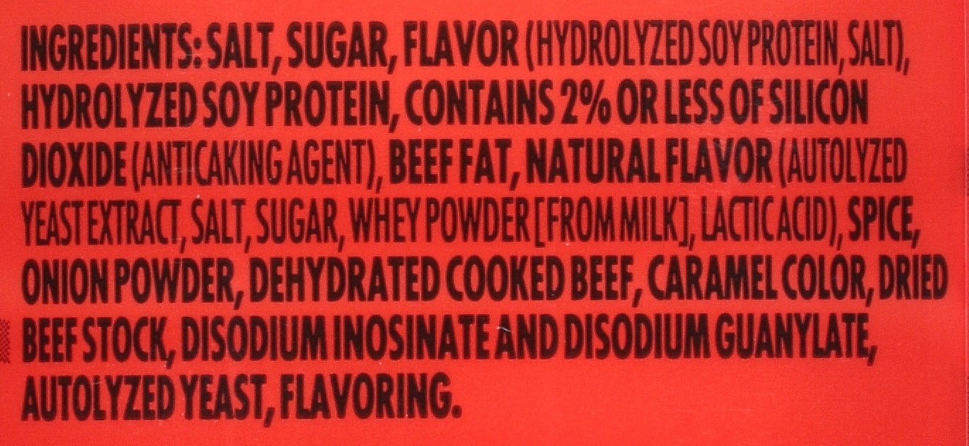 HERB-OX Beef Bouillon Cubes, Beef Stock Seasoning, 25 Ct, 3.25 oz
