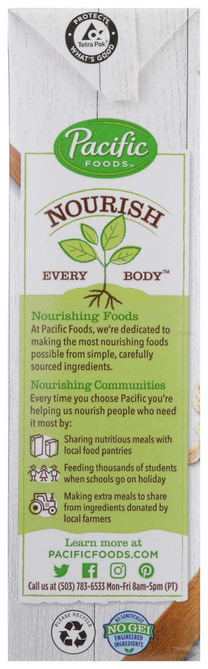 Pacific Natural Foods Organic Natural Oatmeal Beverage - Original - 32 Fl oz