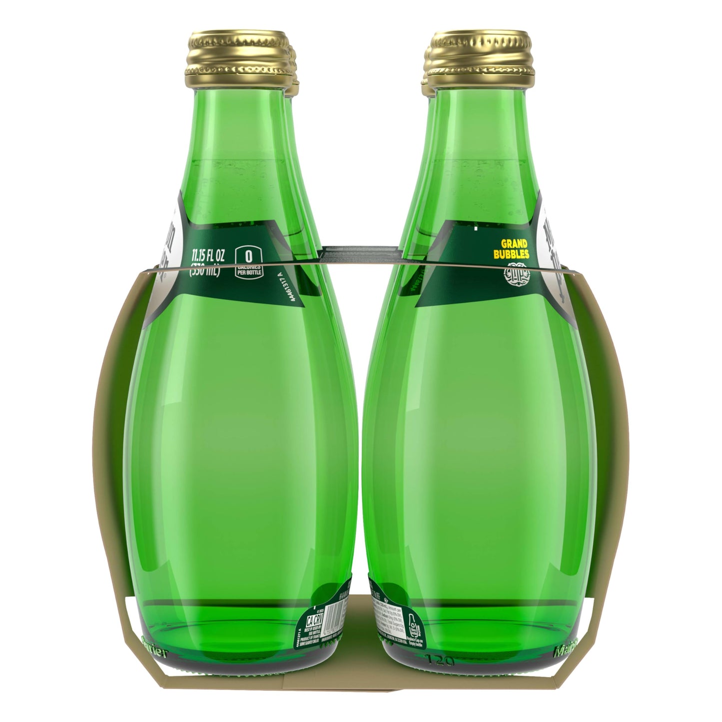 Maison Perrier Ultimate Unflavored Sparkling Water, 4 Pack Glass Bottle 11.15 fl oz