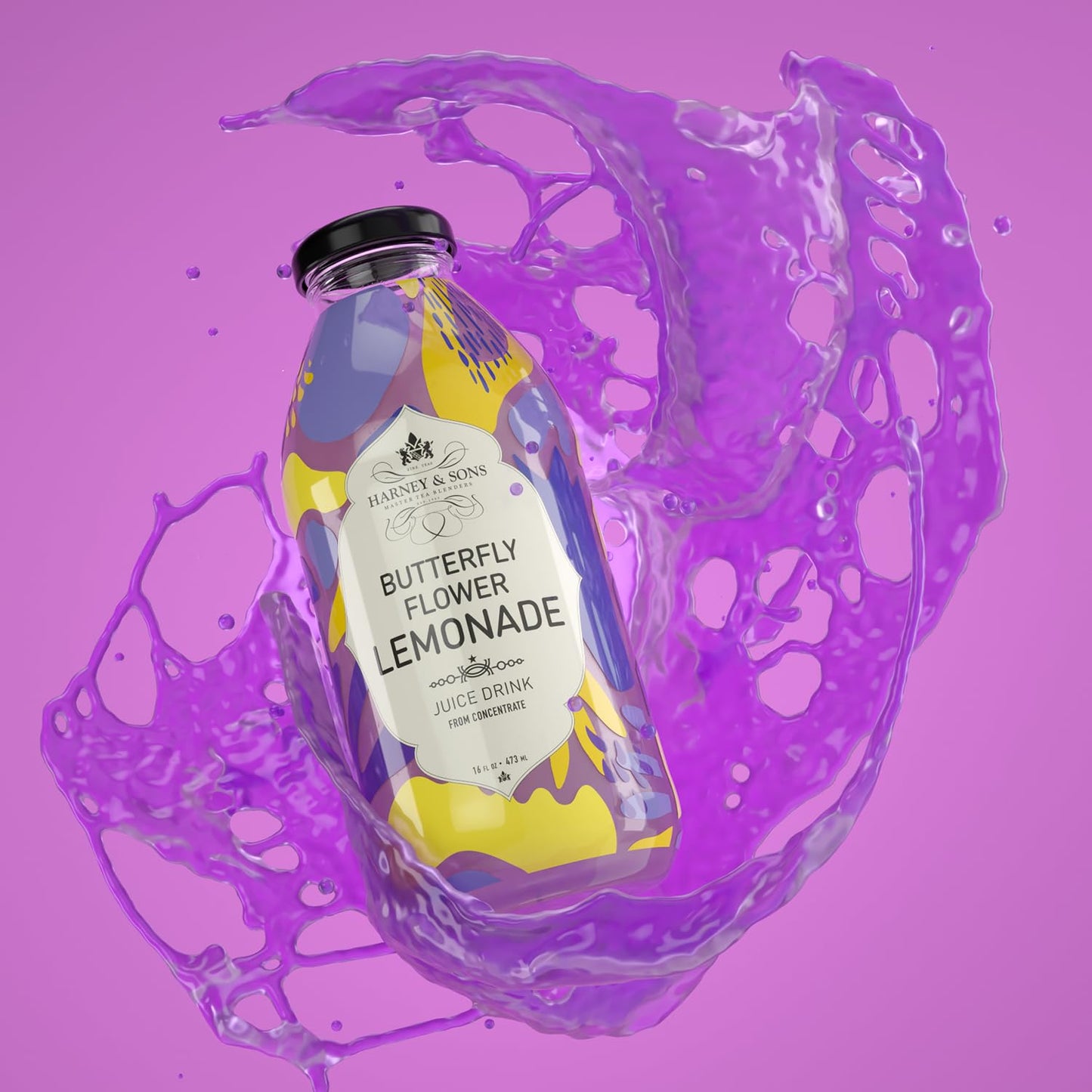 Harney & Sons Lemonade, Butterfly Flower, 16 Oz