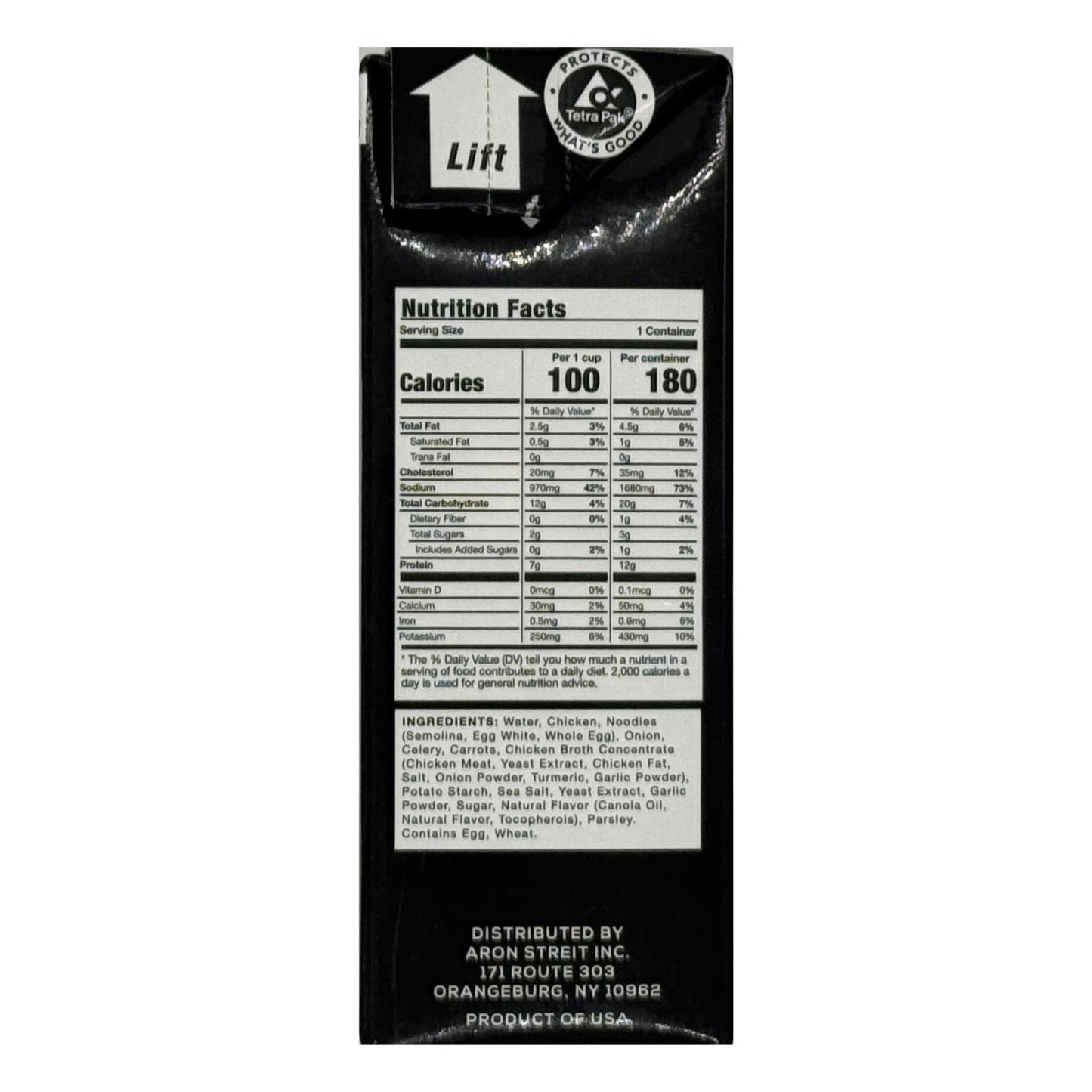 Streits Chunky Chicken Noodle Soup - Ready to Serve, Kosher Certified, No MSG or Hydrogenated Oils, Family Owned (15oz, Pack of 3)