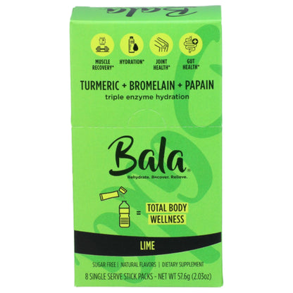 Hydration Lime 8Pkt - 2.03OZ Bala