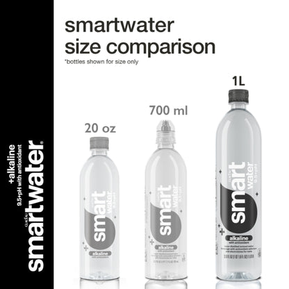 1 Liter Smartwater Alkaline With Antioxidant 12pk Corrugate