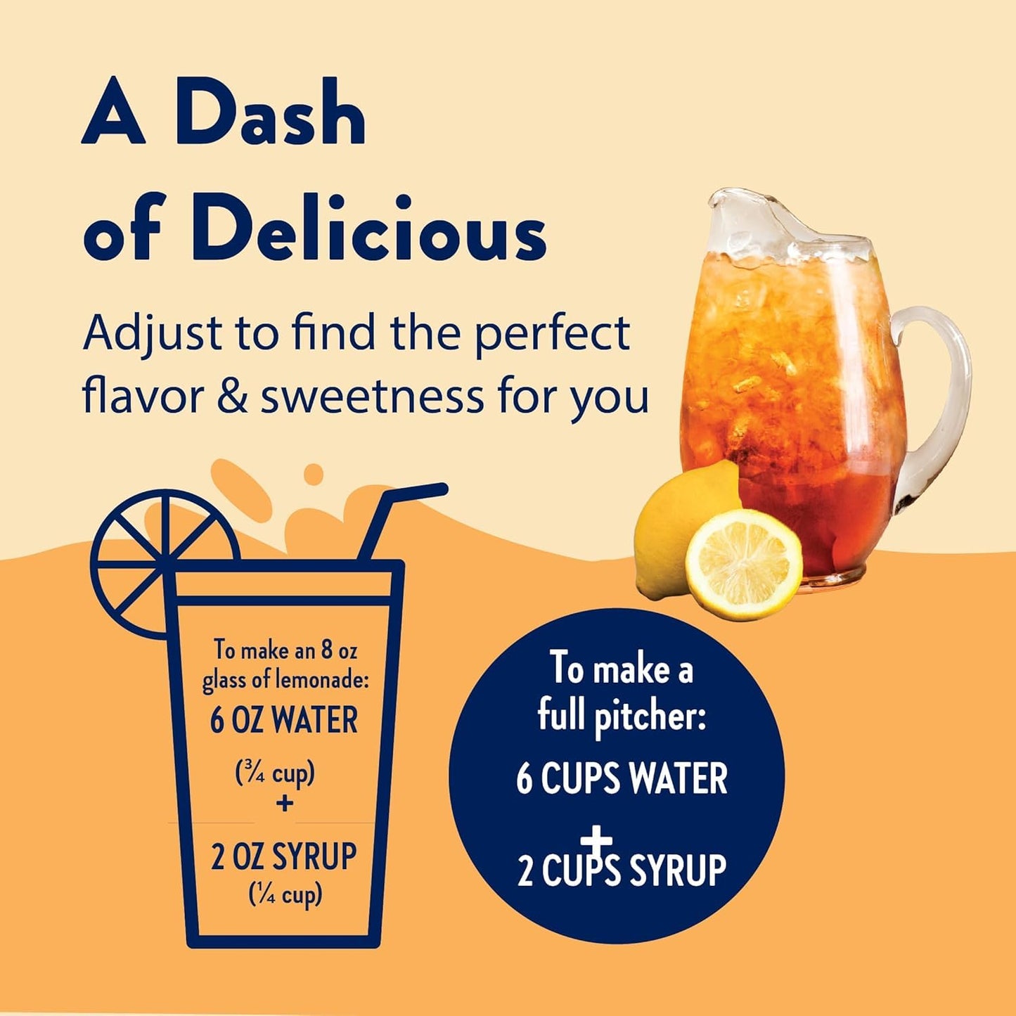 Jordan's Skinny Mixes Sugar Free Syrup, Sweet Tea Flavor, Fruit Flavored Water Enhancer, Drink Mix for Iced Tea, Lemonade, Drinks, Low Calorie Water Flavoring, Dairy & Gluten Free, Kosher, 25.4 Fl Oz, 2 Pack