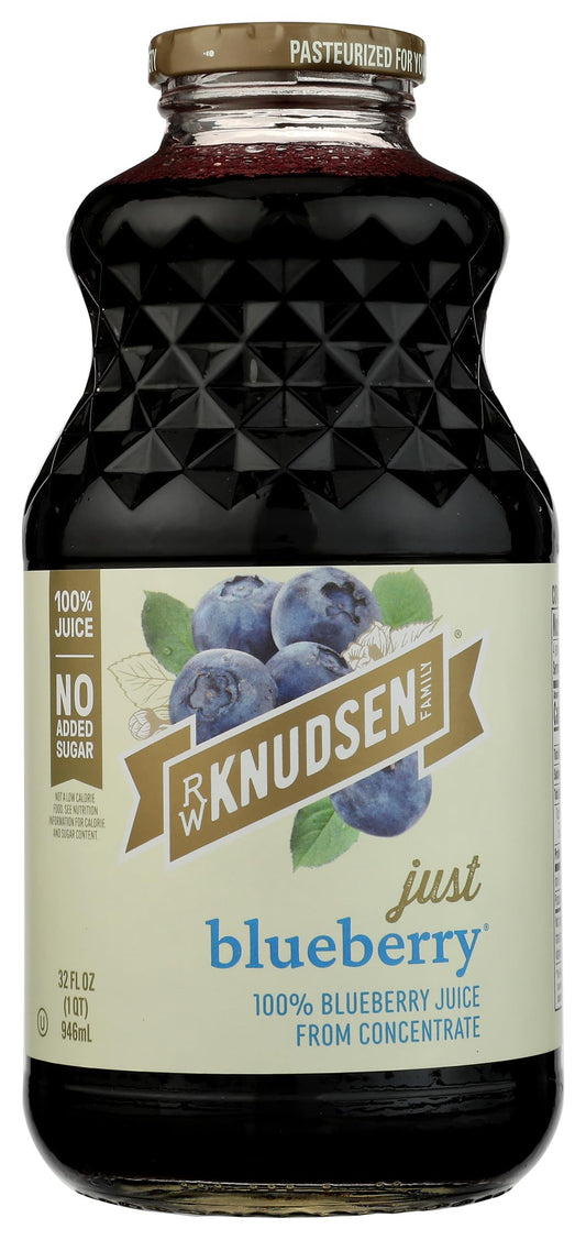 R.W. Knudsen Just Blueberry Juice, 32 fl oz (Pack of 1)