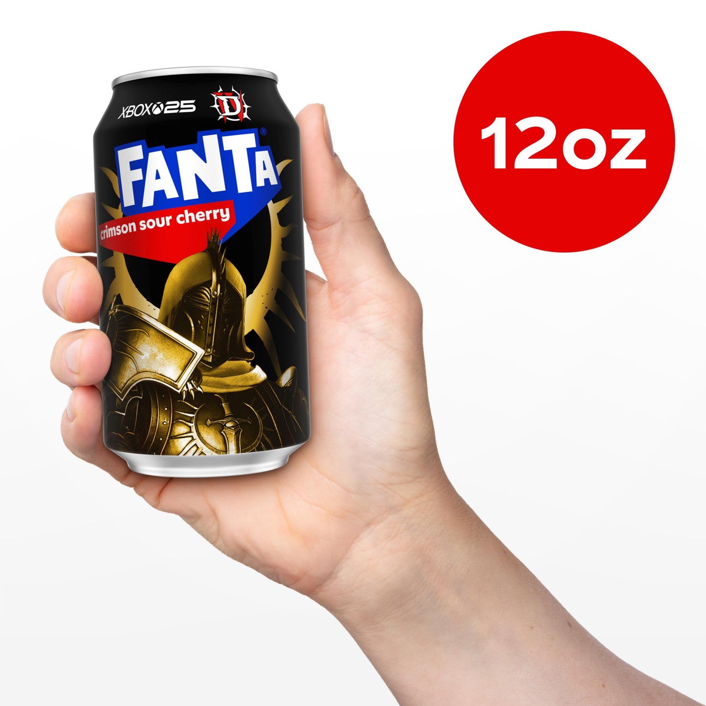 Fanta Crimson Sour Cherry, 12oz 12pk