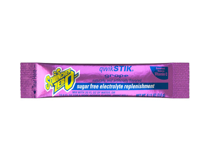 Sqwincher Zero Qwik Stik Sugar Free Watermelon (Pack of 50) and Grape (Pack of 50)