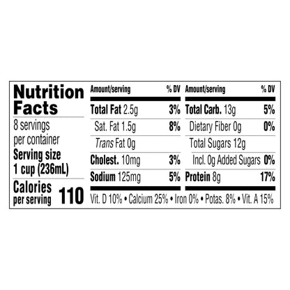 Happy Belly Amazon Brand Low Fat Milk Half Gallon, 64 Ounce
