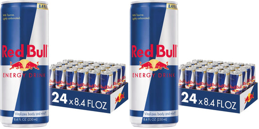 Red Bull Energy Drink | 8.4 Fl Oz | 24 Cans | Pack of 2