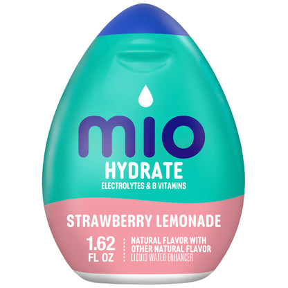 mio Hydrate Strawberry Lemonade Flavored with other natural flavor Liquid Water Enhancer, 1.62 fl oz Bottle