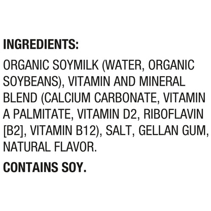 Silk Shelf-Stable Organic Soy Milk, Unsweetened, Dairy-Free, Vegan, Non-GMO Project Verified,32 Fl Oz(Pack of 6)