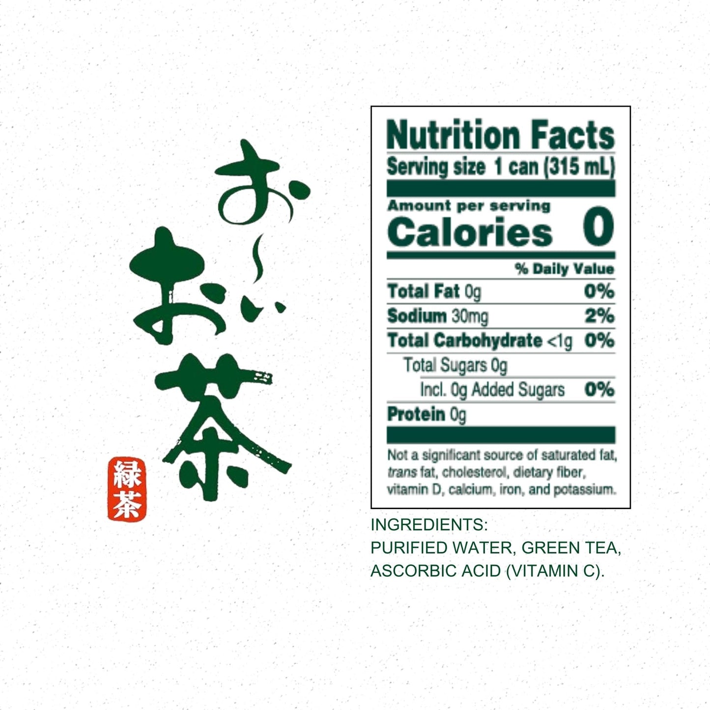 Ito En Oi Ocha Green Tea, Unsweetened, 10.6 Ounce (Pack of 12)