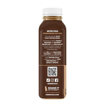 Koia Elite - Chocolate - 32g Protein - Ready To Drink Plant Protein Shake - Low Sugar, Dairy Free, Gluten Free, Soy Free, Non GMO, Kosher, Vegan (12 Fl Oz)