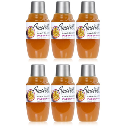 Amoretti Premium Martini Cocktail Mix Minis, Passion Fruit, 3.4 Fluid Ounce